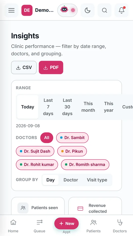 Insights and reports